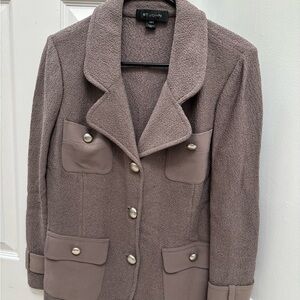 St. John Women's Taupe Jacket